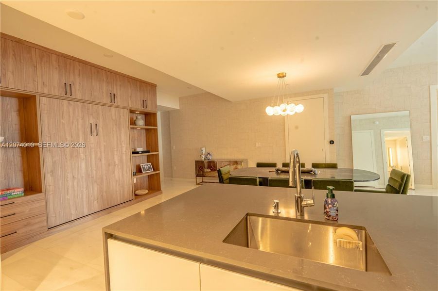 Furnished interior view inside a new home in , Miami (Image 11). Furnished interior view inside a new home in , Miami (Image 11).