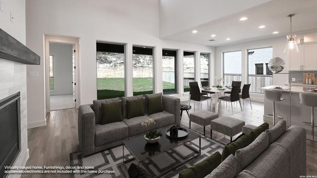 Furnished interior view inside a new home in Hidden Canyon, San Antonio (Image 10).