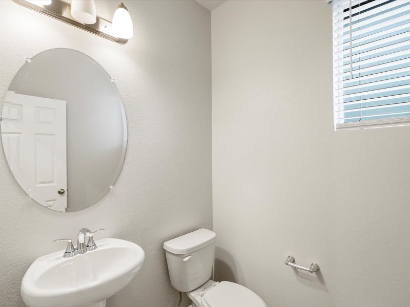 Furnished interior view inside a new home in Buffalo Highlands: The Flora Collection, Commerce City (Image 8). Furnished interior view inside a new home in Buffalo Highlands: The Flora Collection, Commerce City (Image 8).