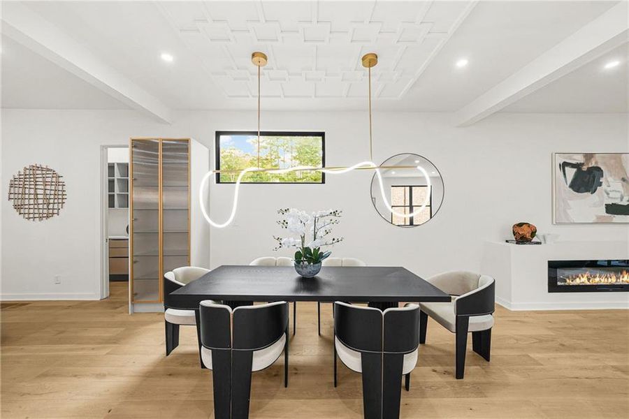 Furnished interior view inside a new home in , Atlanta (Image 14).
