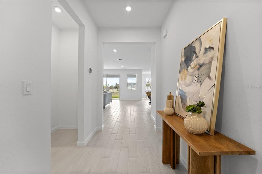 Furnished interior view inside a new home in Waterbrooke, Clermont (Image 15).