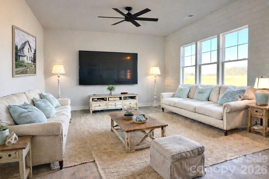 Furnished interior view inside a new home in , Mocksville (Image 7).