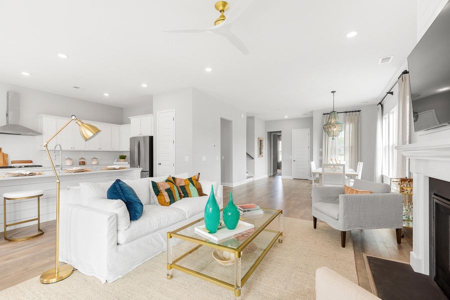 Furnished interior view inside a new home in , Summerville (Image 8).