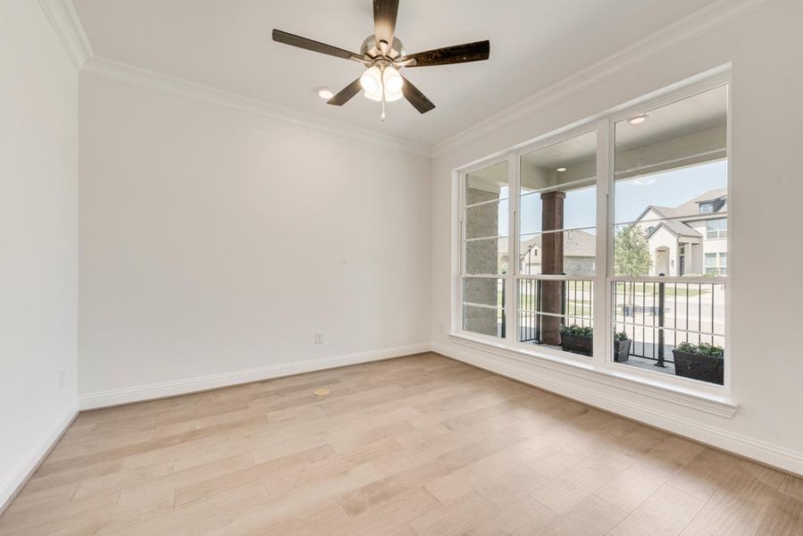 Spacious, unfurnished interior of a new home in South Pointe, Mansfield (Image 22). Spacious, unfurnished interior of a new home in South Pointe, Mansfield (Image 22).