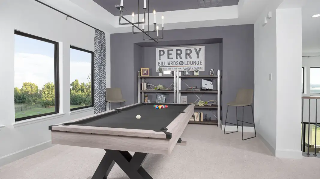 Furnished interior view inside a new home in Sweetgrass, Haslet (Image 14).