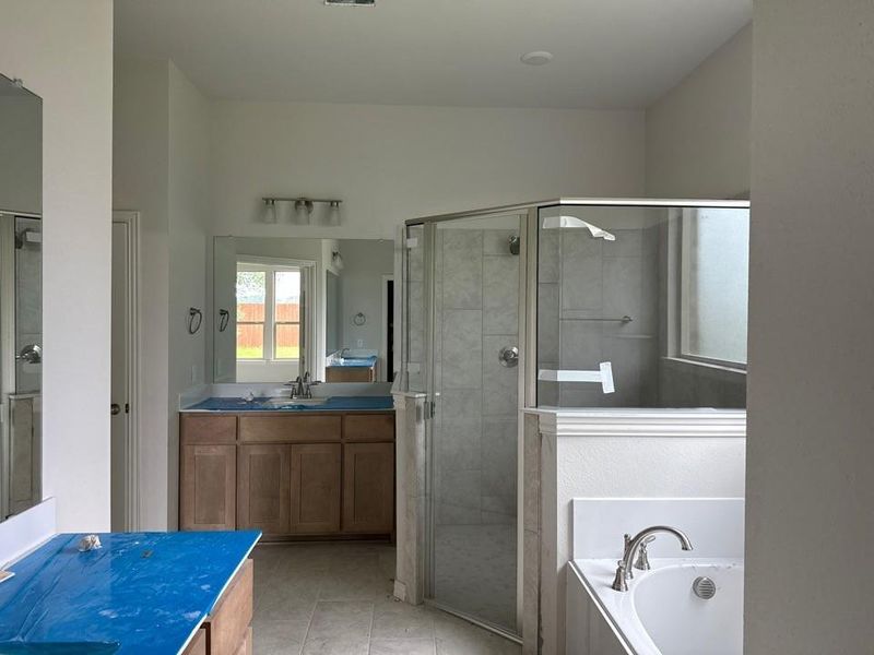 In-progress construction of a new home in Covenant Springs, Springtown, TX (Image 6).