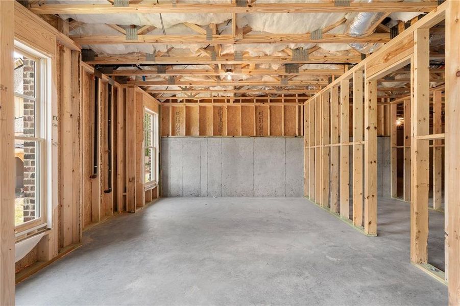 In-progress construction of a new home in Malone's Pond, Ball Ground, GA (Image 21).
