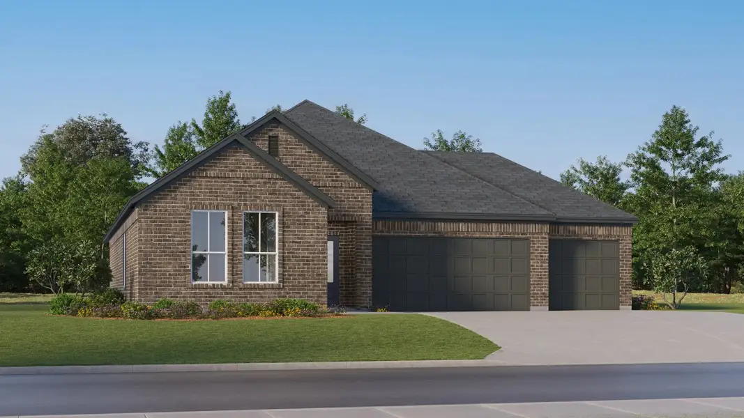 Home exterior render streetview Home exterior render streetview