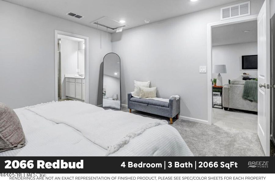 Furnished interior view inside a new home in Walker’s Ridge – Phase II, Jacksonville (Image 9).