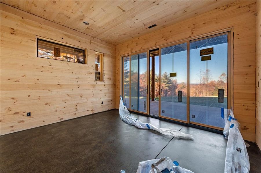 In-progress construction of a new home in , Blue Ridge, GA (Image 35).