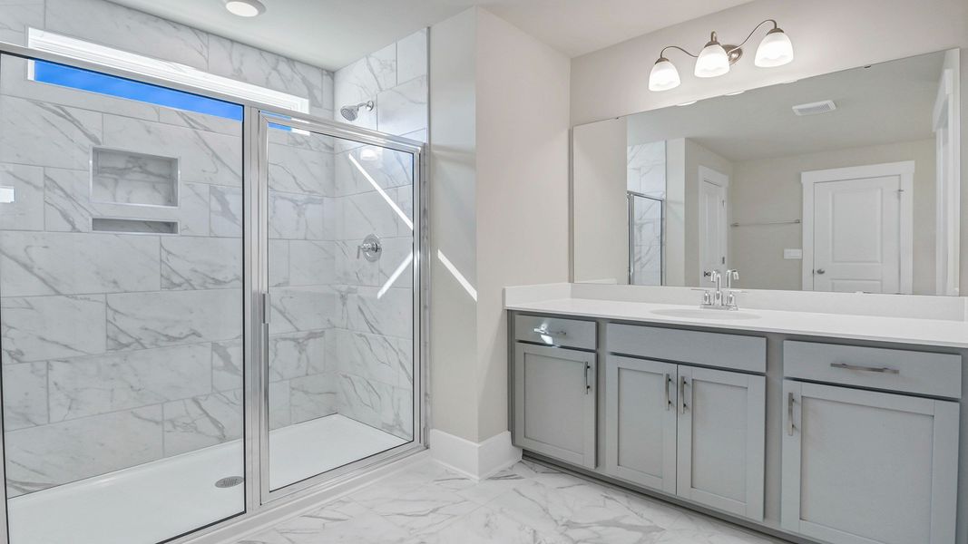 Furnished interior view inside a new home in Shell Pointe, Gilbert (Image 18).