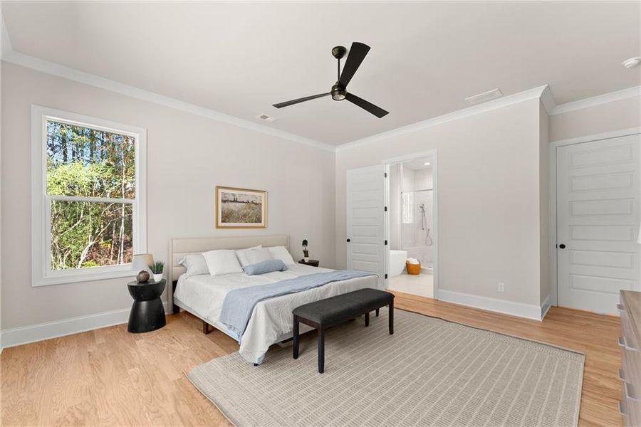 Furnished interior view inside a new home in , Gainesville (Image 43).