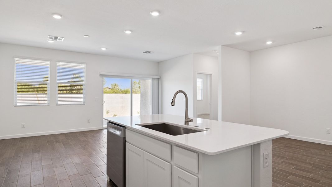 Furnished interior view inside a new home in Del Rio Ranch, Avondale (Image 7). Furnished interior view inside a new home in Del Rio Ranch, Avondale (Image 7).