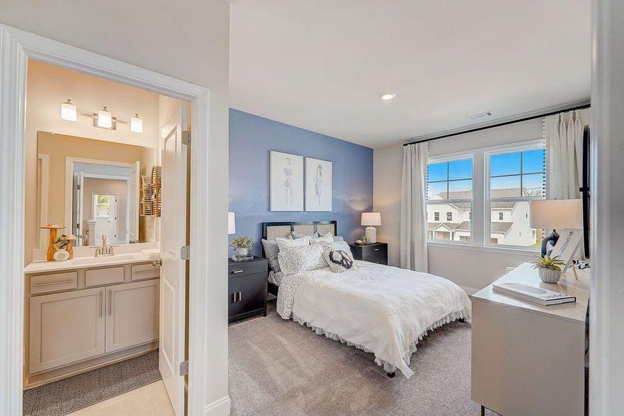 Furnished interior view inside a new home in Falls Creek, Flowery Branch (Image 26).