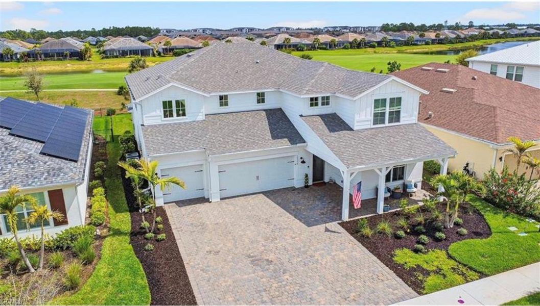 Front exterior of a new home in , Punta Gorda, FL, highlighting curb appeal (Image 20).