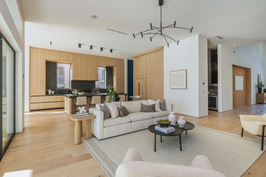 Furnished interior view inside a new home in , Atlanta (Image 15).