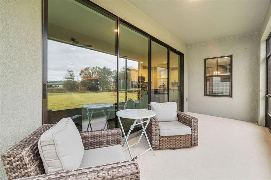 Exterior details and patio area of a home in Hawkstone, Lithia (Image 22).