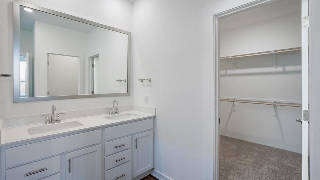 Furnished interior view inside a new home in Rosenbusch Ranch, Leander (Image 8). Furnished interior view inside a new home in Rosenbusch Ranch, Leander (Image 8).