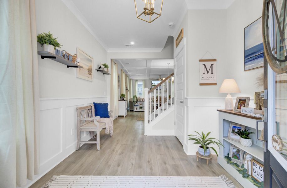 Furnished interior view inside a new home in Lochton, Summerville (Image 50).