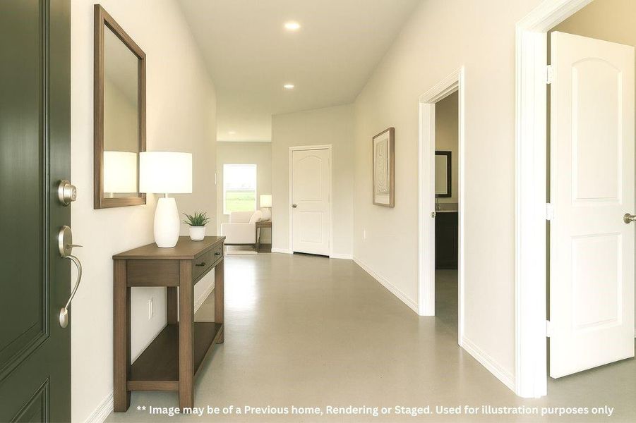 Grand Foyer Entryway to the Family Room Grand Foyer Entryway to the Family Room