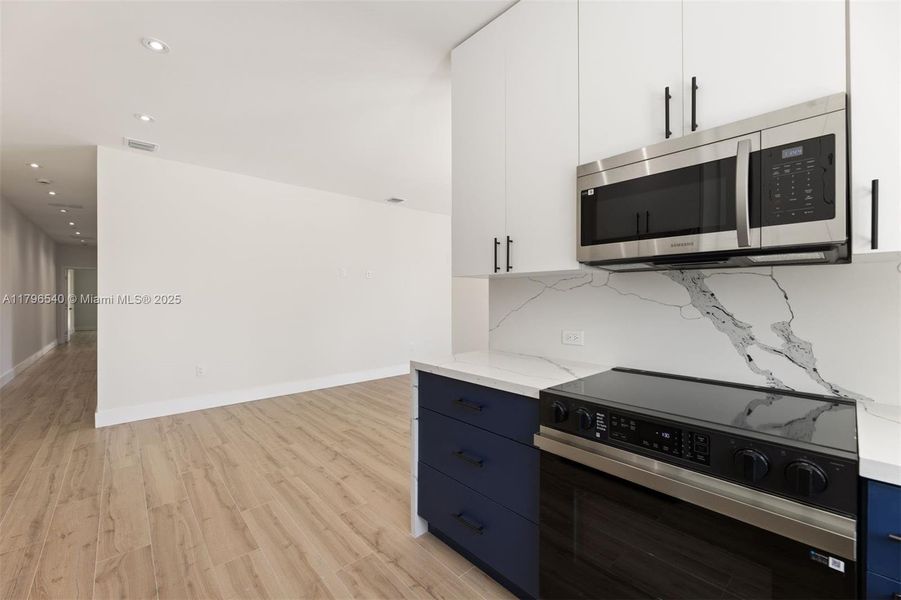 Furnished interior view inside a new home in , Miami (Image 12).