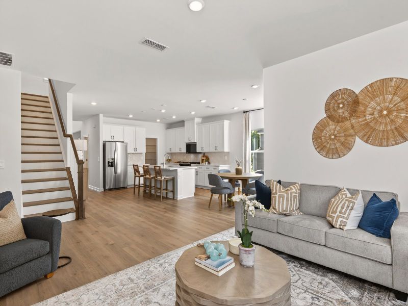 Furnished interior view inside a new home in Brighton Springs, York (Image 8).