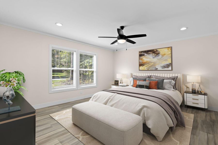 Furnished interior view inside a new home in , Ravenel (Image 9). Furnished interior view inside a new home in , Ravenel (Image 9).