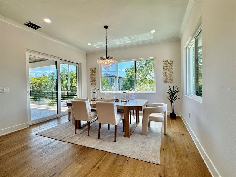 Furnished interior view inside a new home in , Tampa (Image 30).