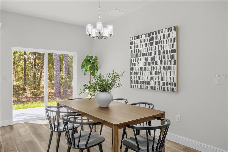 Furnished interior view inside a new home in , Citrus Springs (Image 10).