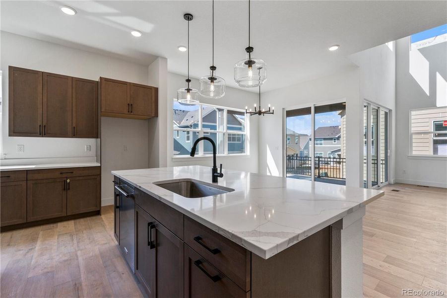 Furnished interior view inside a new home in Dillon Pointe - Journey, Westminster (Image 10).