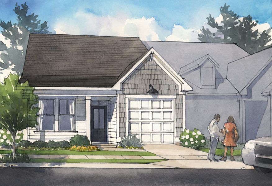Representative rendering of the exterior for the The Hawthorne by Windsong Properties (Image 4).