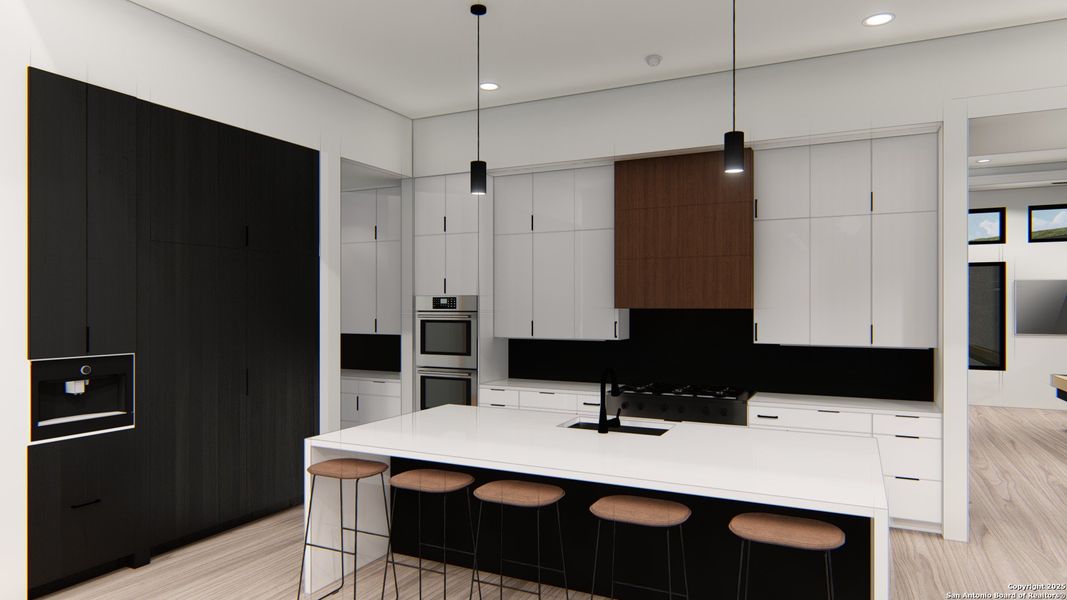 Furnished interior view inside a new home in , San Antonio (Image 8).