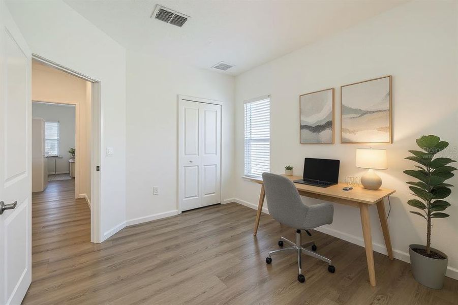 Furnished interior view inside a new home in , Orlando (Image 17).