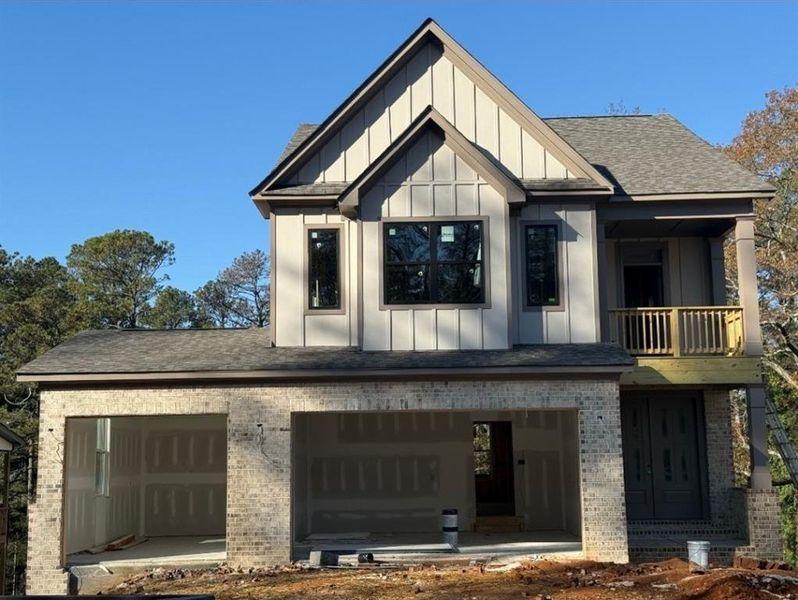 In-progress construction of a new home in , Marietta, GA (Image 9).