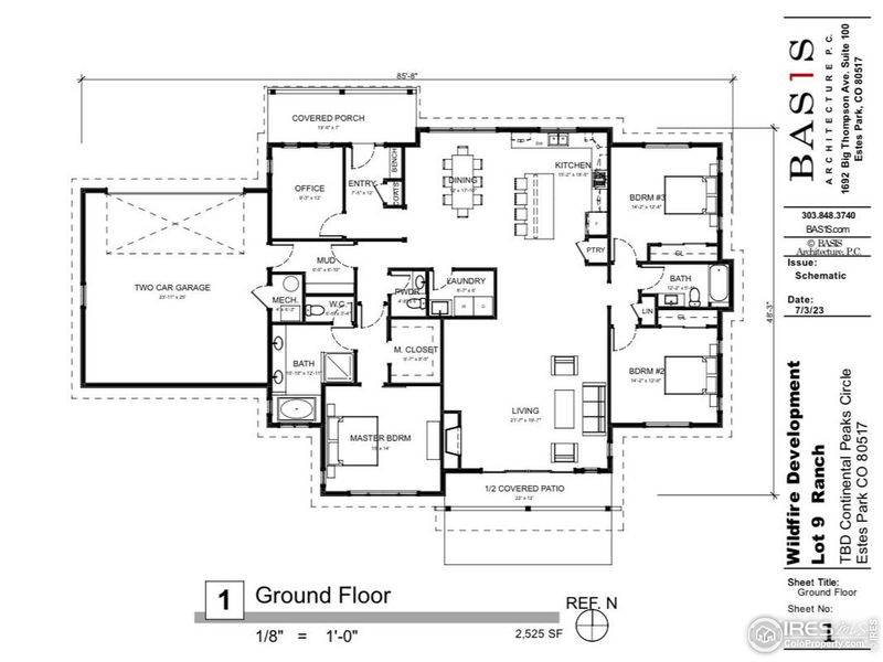 2D floor plan layout of this home in , Estes Park, CO (Image 5).