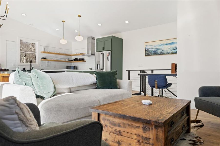 Furnished interior view inside a new home in , Blue Ridge (Image 8).