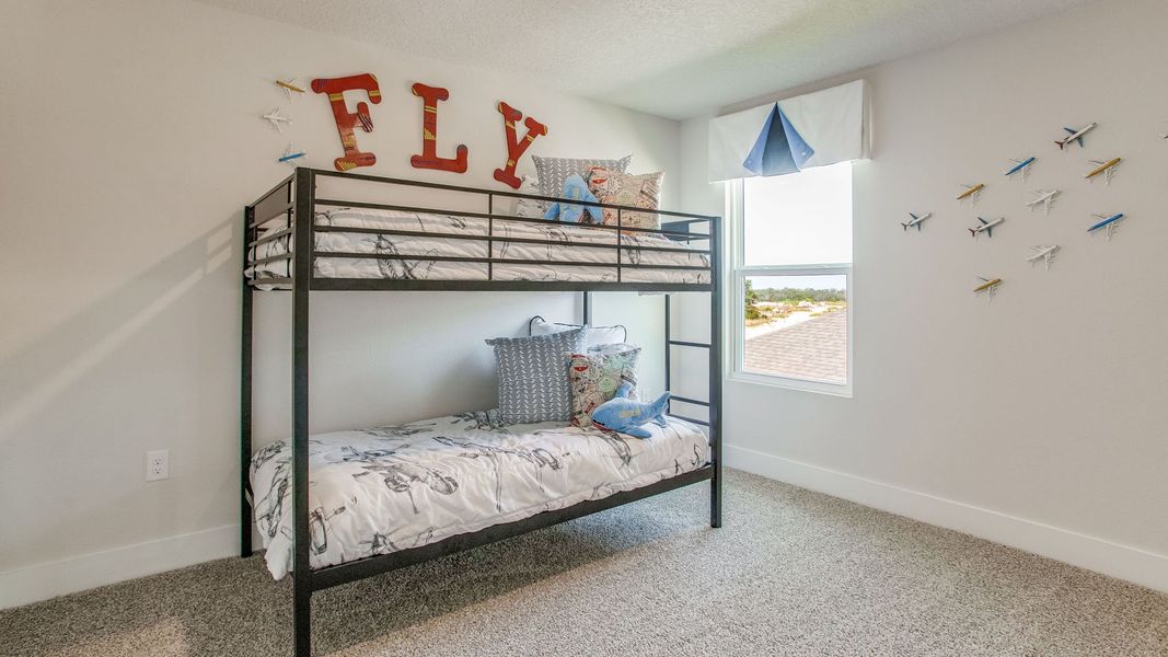Furnished interior view inside a new home in Ashton Park Phase III, Freeport (Image 24).