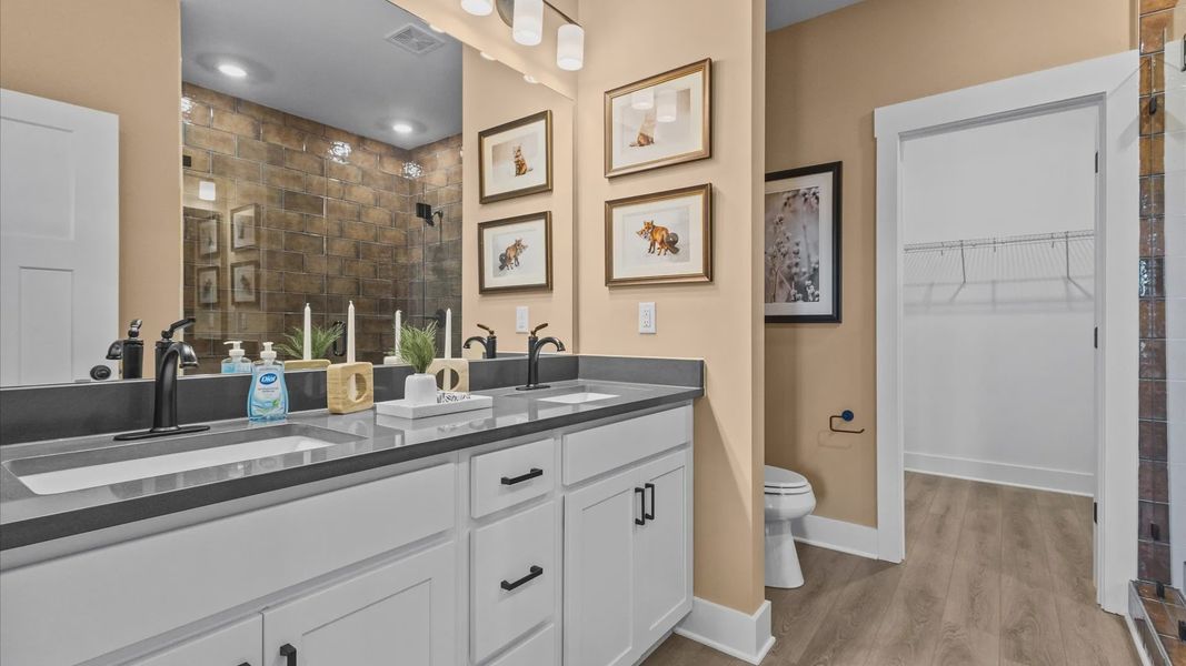Representative furnished interior of a home built from the Wakefield by DRB Homes in Rosemary Grove, Greenville (Image 25).
