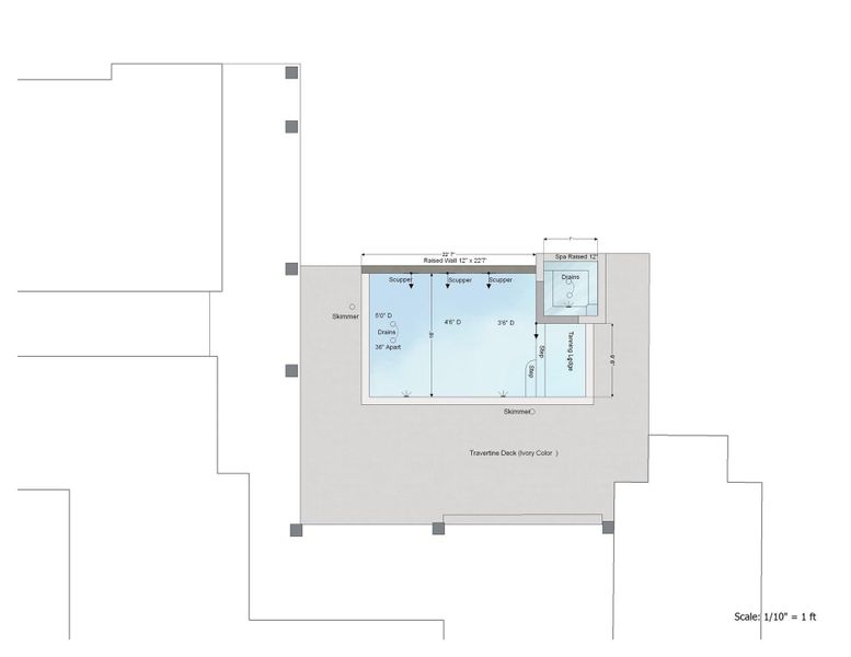 2D floor plan layout of this home in , Montgomery, TX (Image 4). 2D floor plan layout of this home in , Montgomery, TX (Image 4).