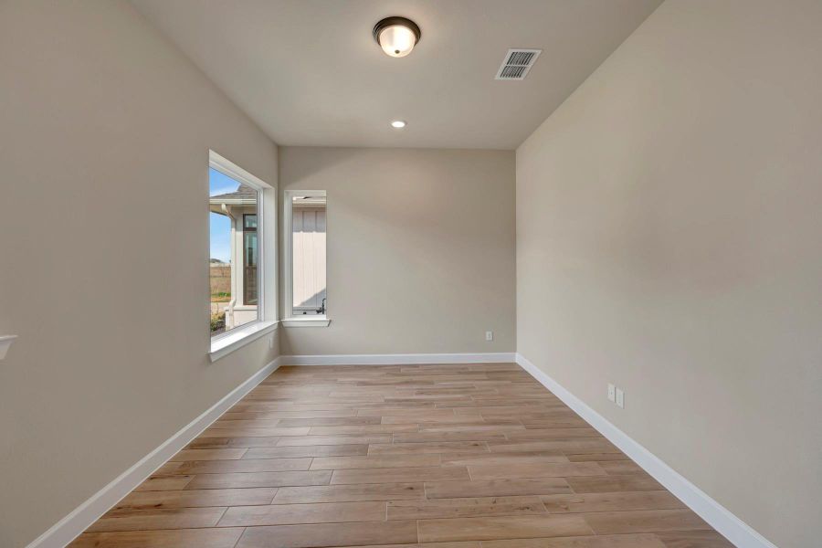 Spacious, unfurnished interior of a new home in Indigo - Enclave Collection, Richmond (Image 16). Spacious, unfurnished interior of a new home in Indigo - Enclave Collection, Richmond (Image 16).