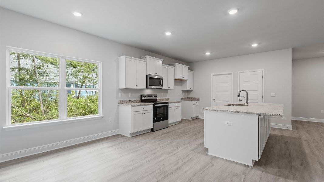 Furnished interior view inside a new home in Greystone, Crawfordville (Image 3).