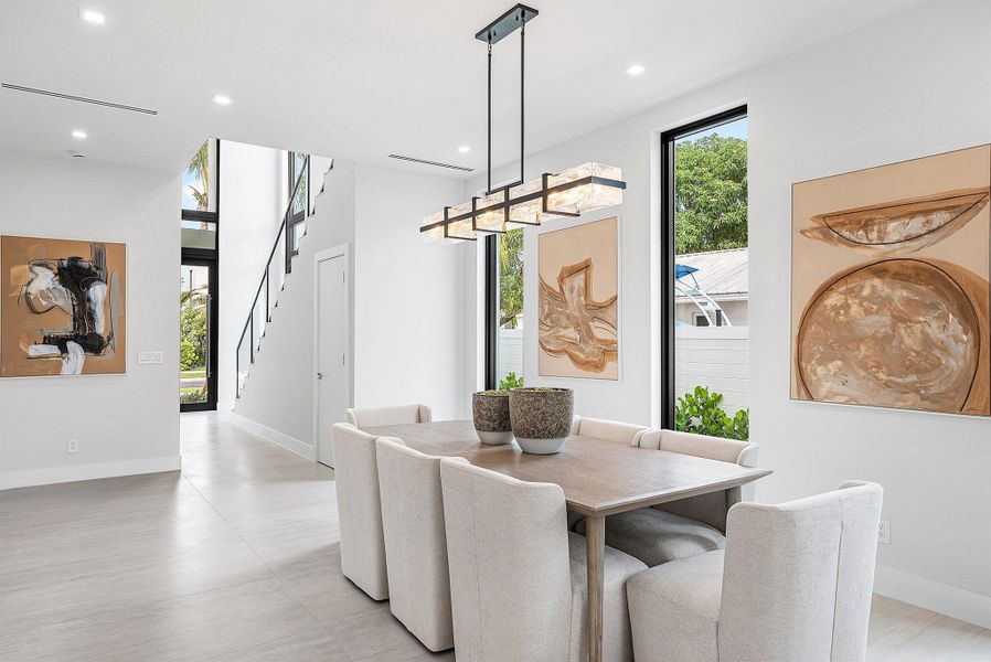 Furnished interior view inside a new home in , Delray Beach (Image 15).