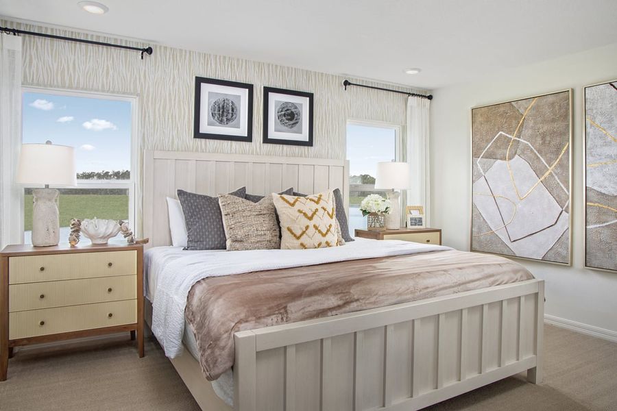 Representative furnished interior of a home built from the 1511 Modeled by KB Home in The Preserve at Legends Pointe I, Hudson (Image 5). Representative furnished interior of a home built from the 1511 Modeled by KB Home in The Preserve at Legends Pointe I, Hudson (Image 5).