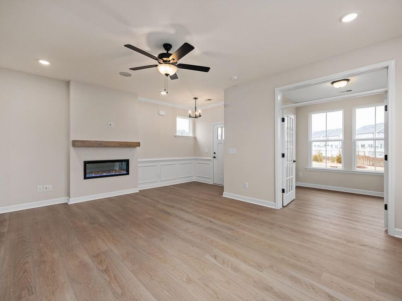 Spacious, unfurnished interior of a new home in Forestville Yard, Knightdale (Image 14).