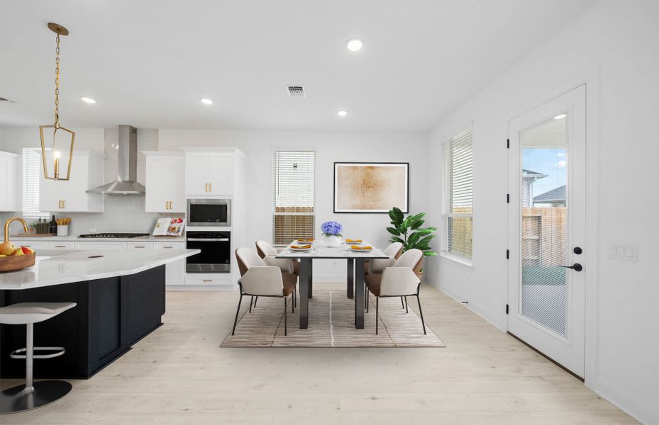Representative furnished interior of a home built from the Hillsboro by Pulte Homes in Valencia, Manvel (Image 8).