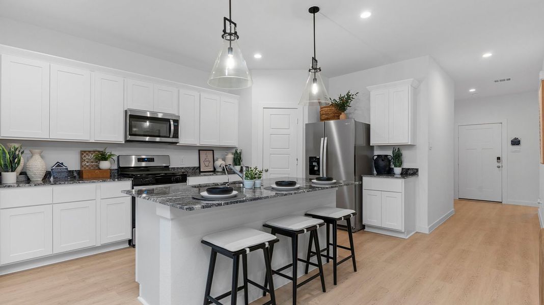 Representative furnished interior of a home built from the Huntsville by D.R. Horton in Lago Mar, Texas City (Image 6). Representative furnished interior of a home built from the Huntsville by D.R. Horton in Lago Mar, Texas City (Image 6).