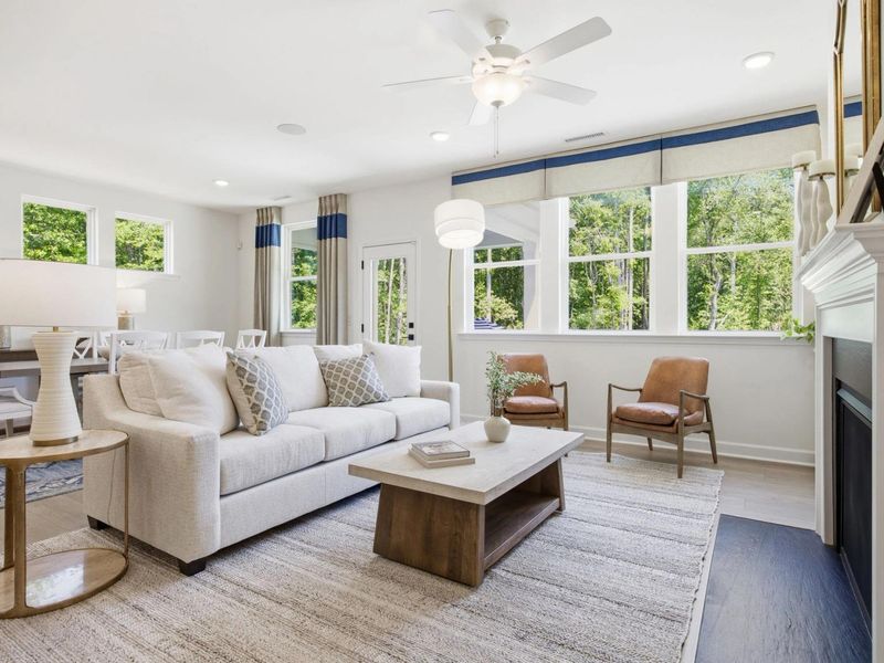 Representative furnished interior of a home built from the The Ashport G by Davidson Homes LLC in Enclave at Belmont, Belmont (Image 18).