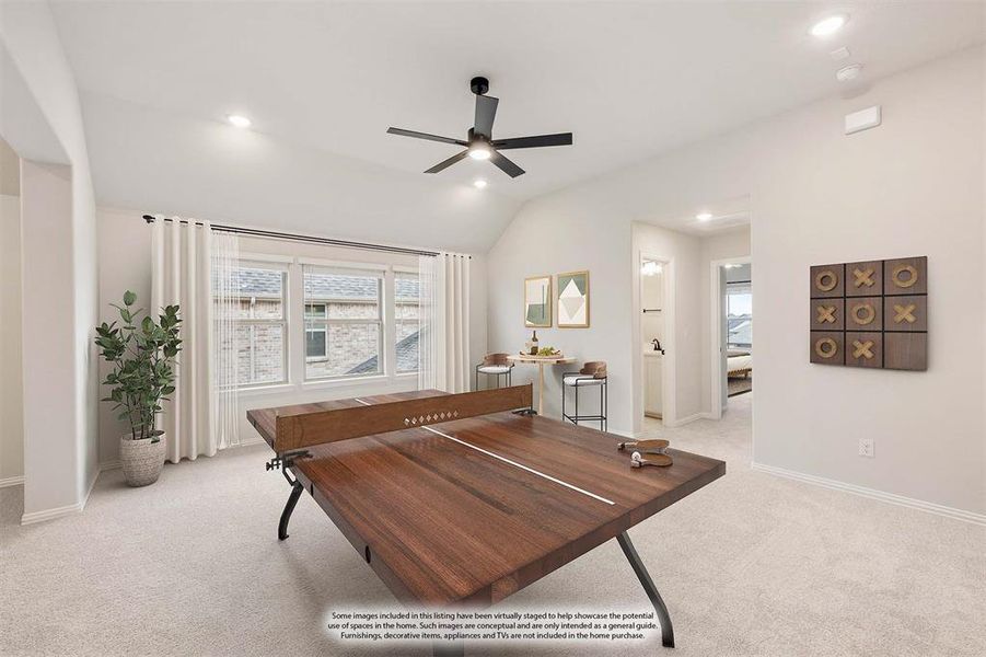 Furnished interior view inside a new home in Villages of Hurricane Creek, Anna (Image 20).