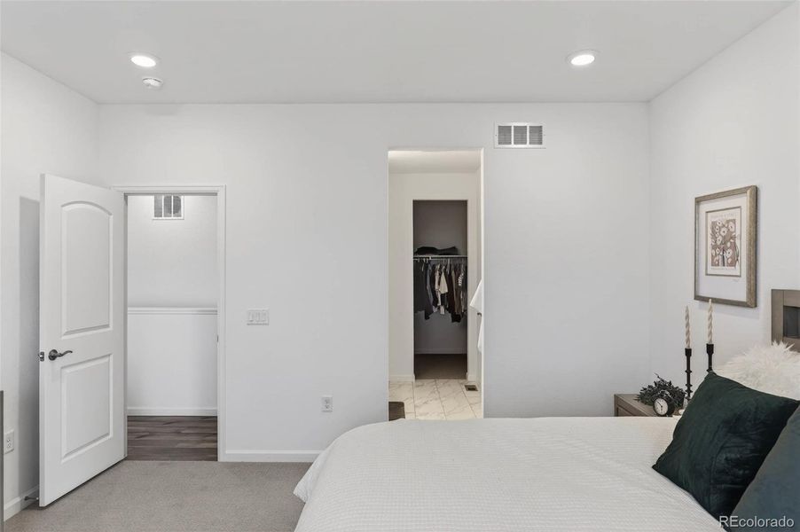 Furnished interior view inside a new home in Anthology North, Parker (Image 29).