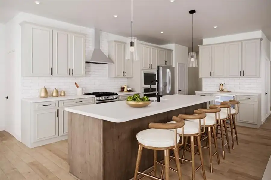 Representative furnished interior of a home built from the Sullivan by Ryan Homes in Kelton, Charlotte (Image 3).
